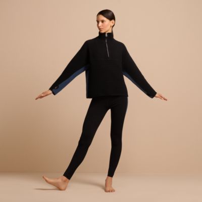 エルメス セリエ　レギンスパンツ　スポーティ　ブラック　Lサイズ レギンス 《エルメス・フィット》 - ブラック | Hermès - エルメス